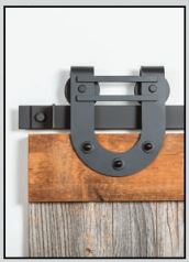 horseshoe barn door roller